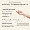 image:imageThe Pearl Source Real Pearl Bracelet for Women Sterling Silver Clasp Genuine AAAA Cultured Pearls 45mm White Pearl Bracelet 65 Length Fine Jewelry Gift75 Length